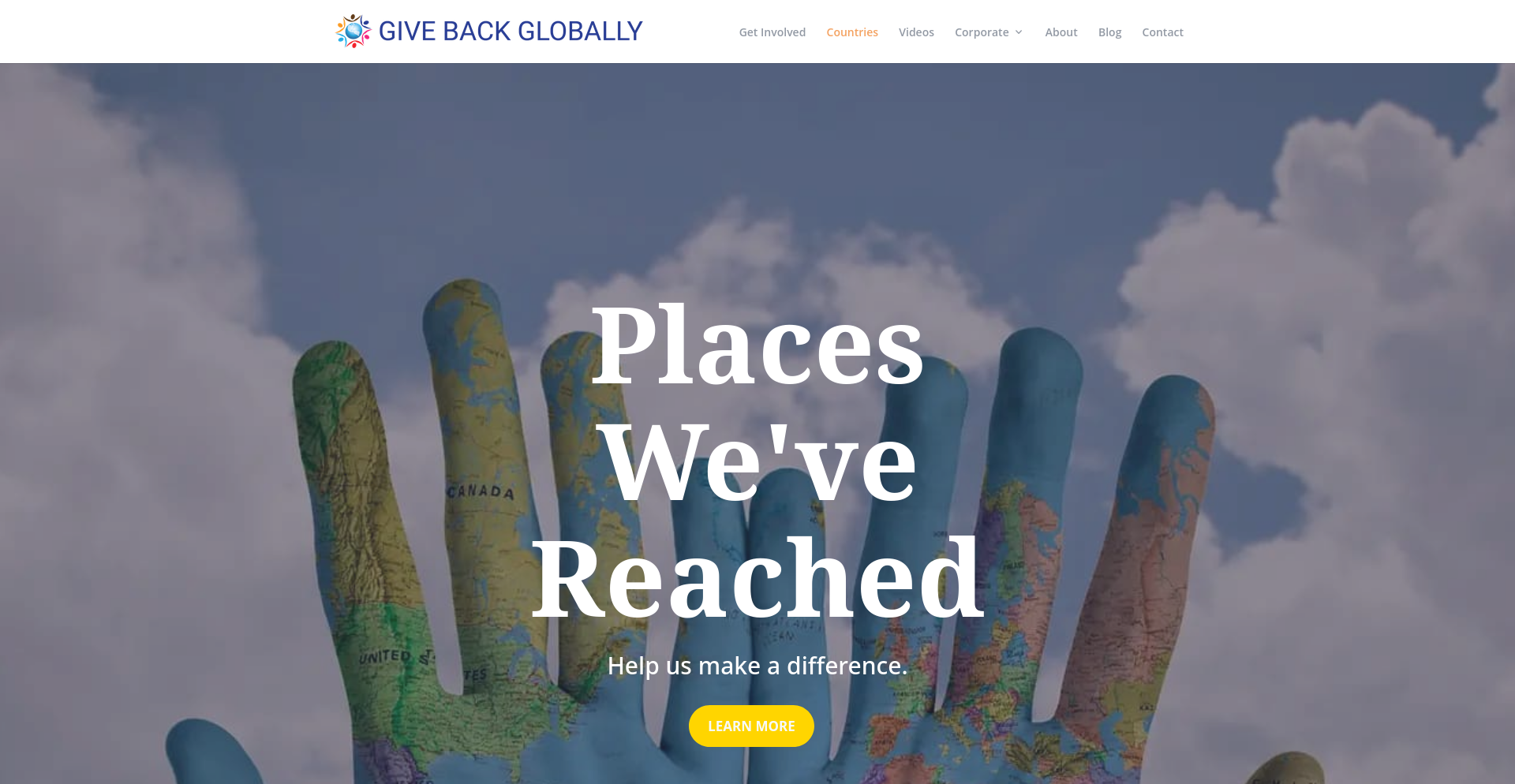 Give Back Globally Website