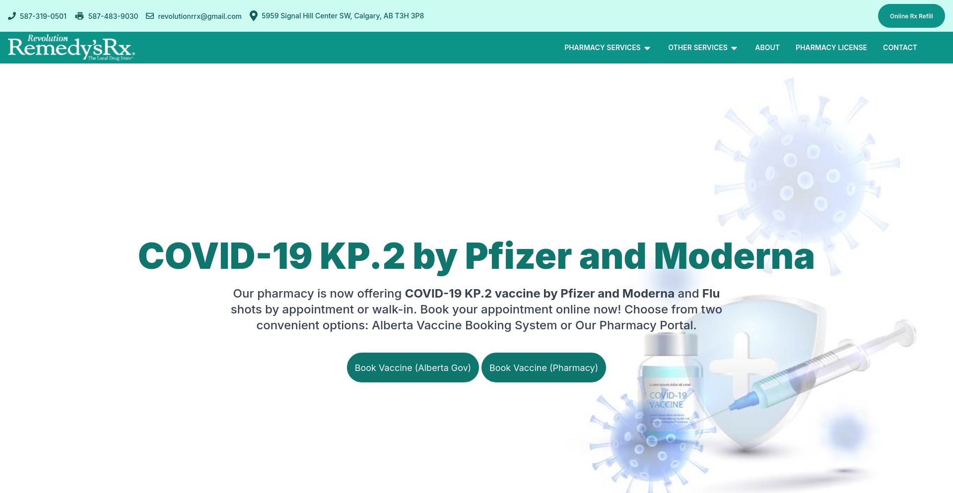 Revolution Remedy's RX Website